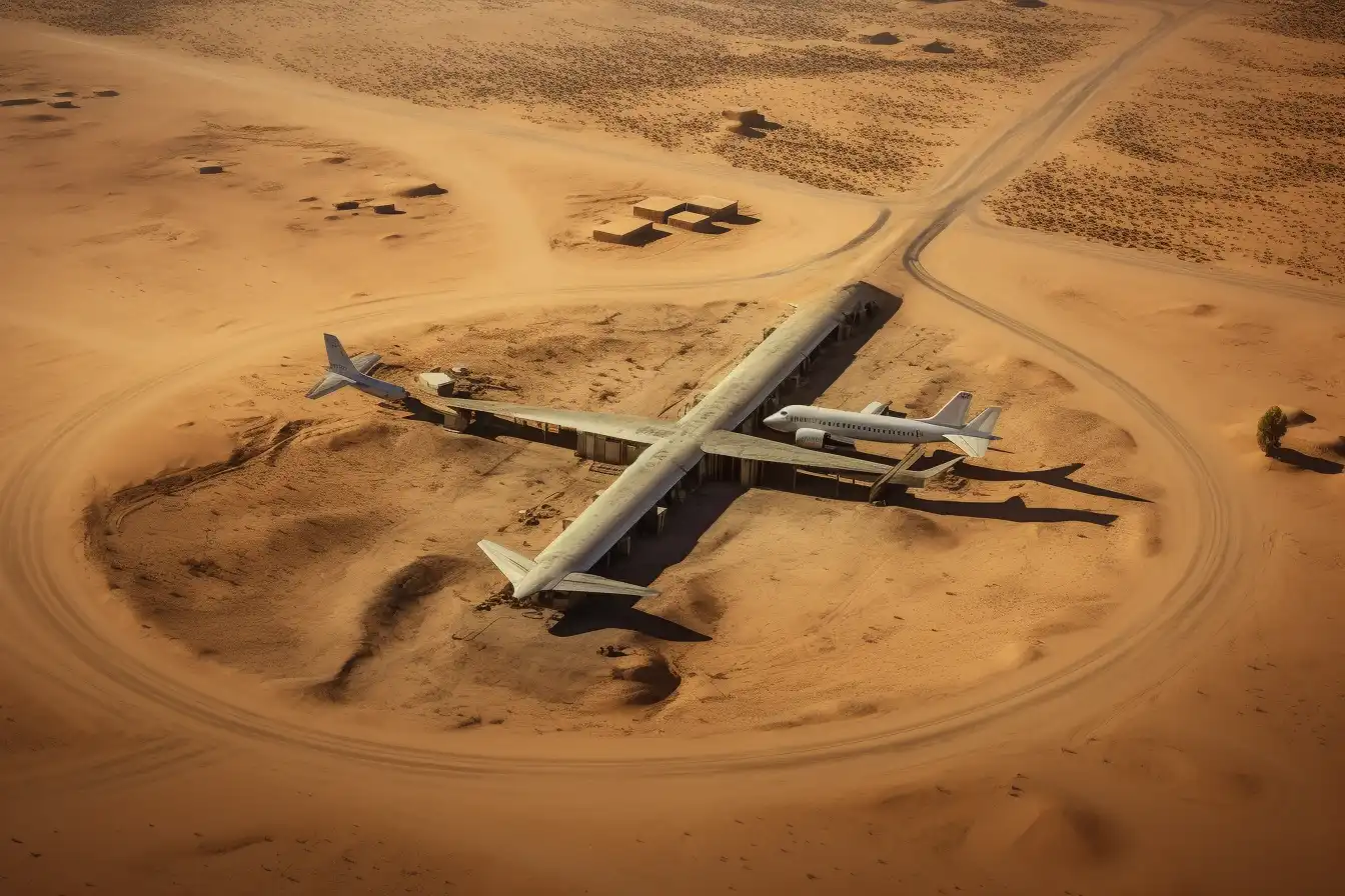 Vista del Desierto desde el Avión 1