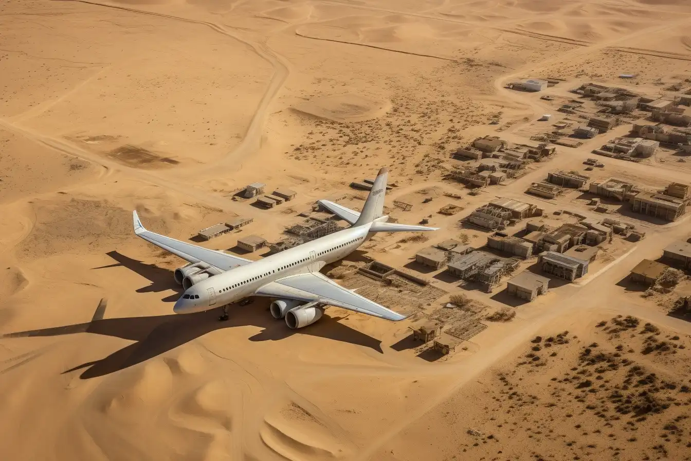 Vista del Desierto desde el Avión 3