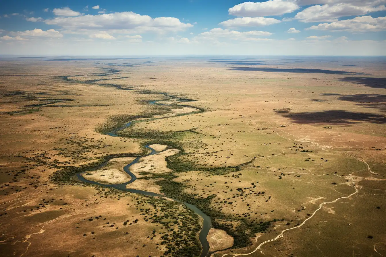 Aerial View of Santa Fe