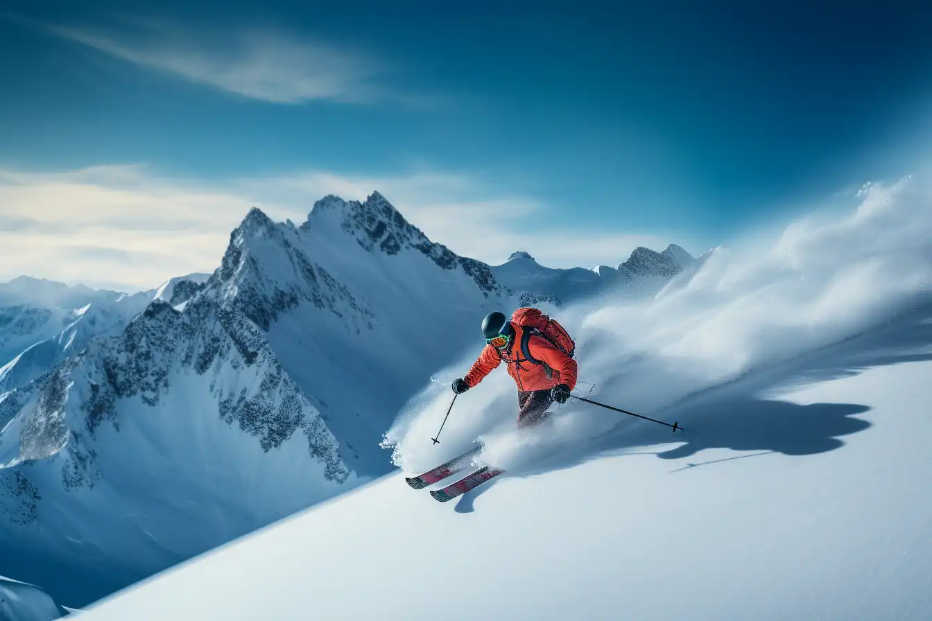 Majestad de las Montañas Cubiertas de Nieve en Aspen