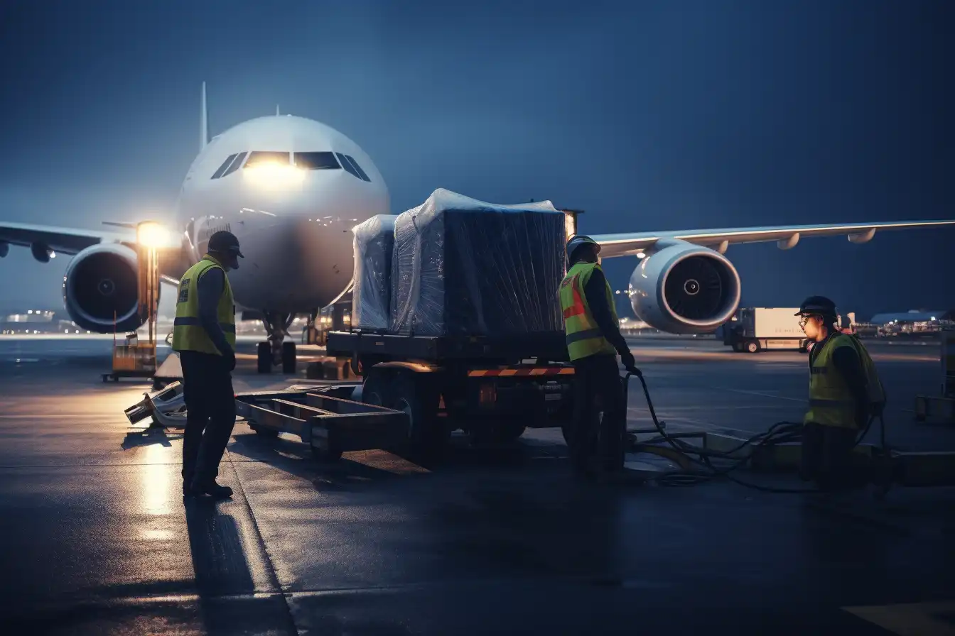 Nighttime Baggage Handling at ABQ