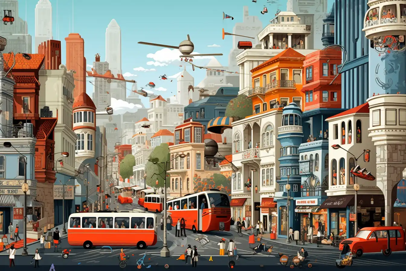 Calles de Portugal en 2044