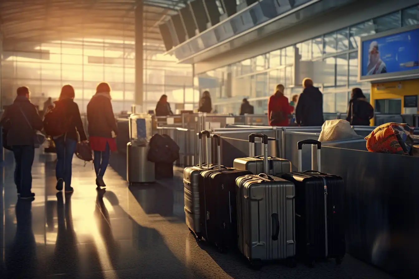 Área de Registro en el Aeropuerto BJC