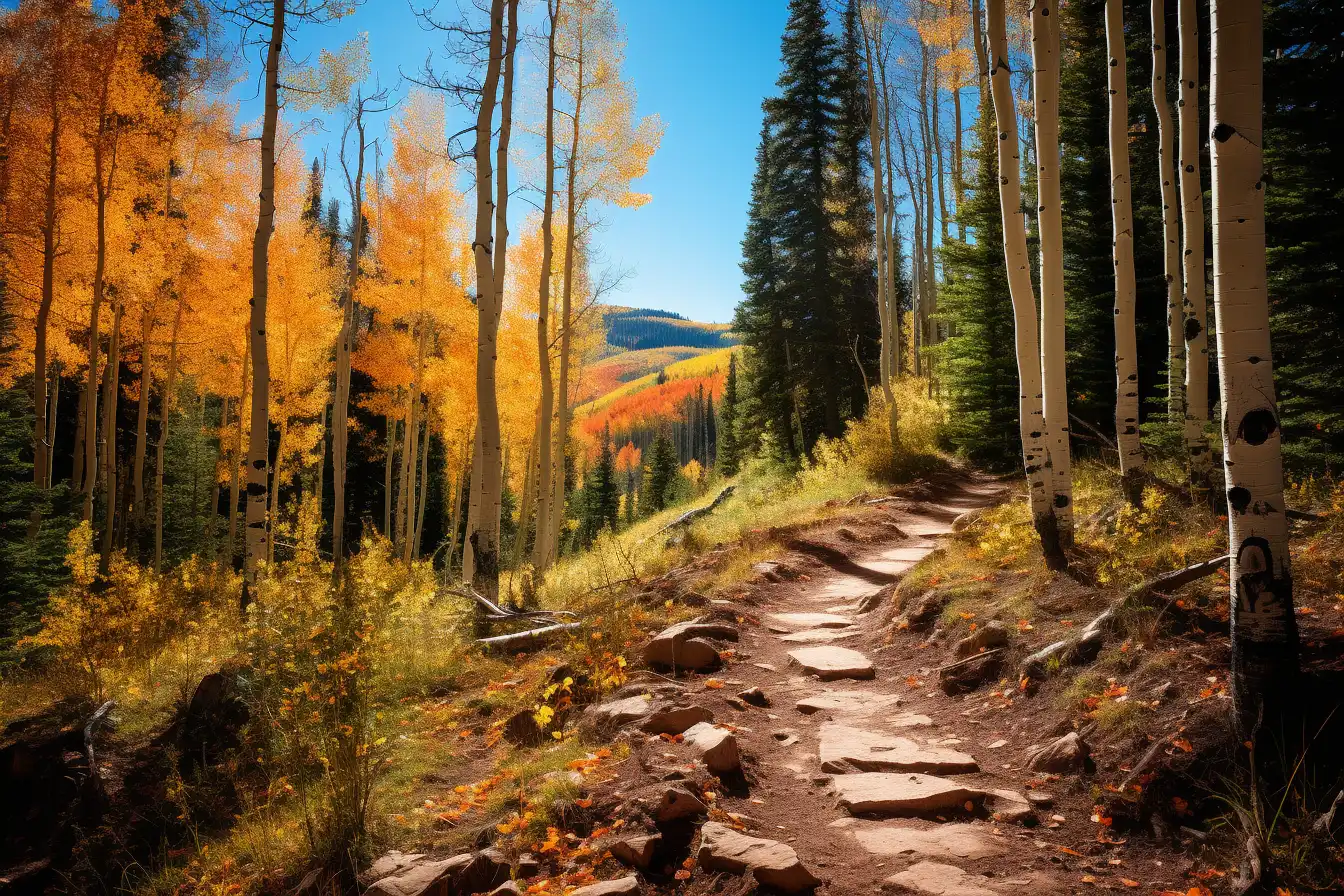 Senderismo en Otoño en Colorado