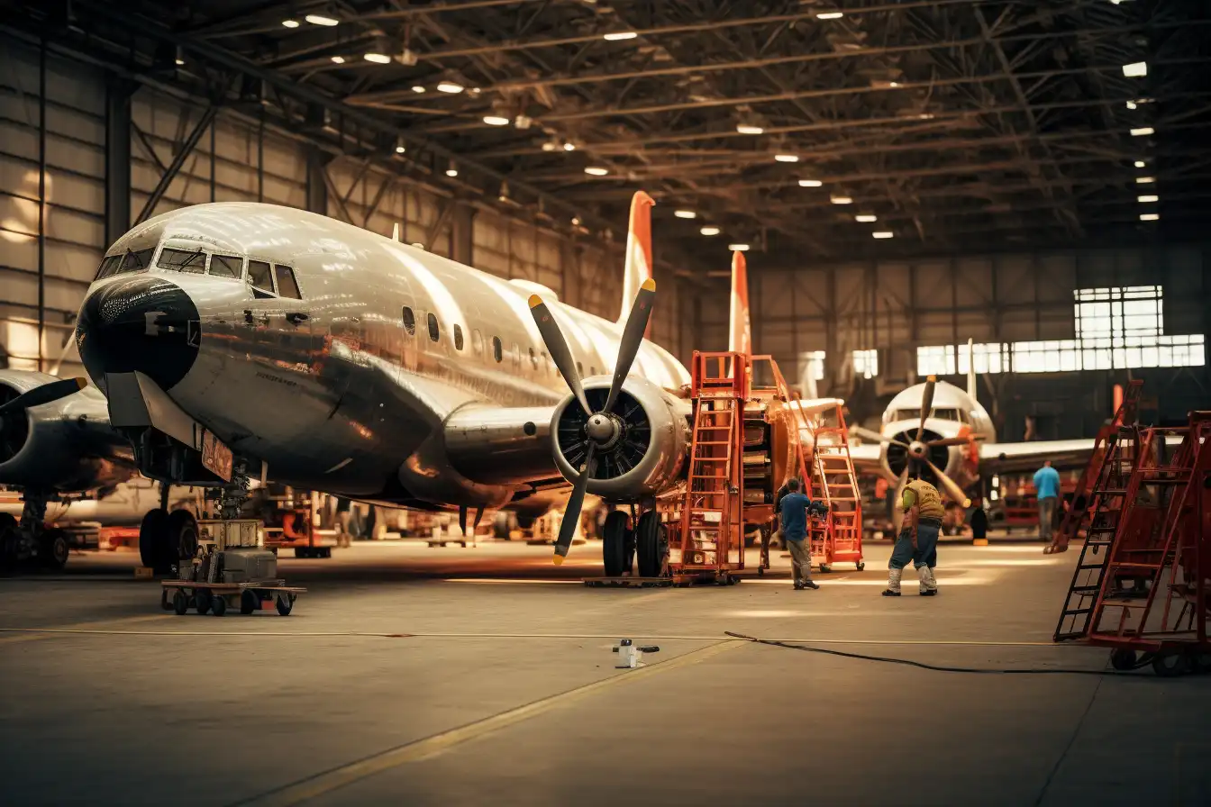 Inside an Old-School Plane in Denver